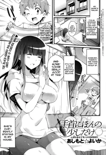 Tekubi ni Honno, Sukoshi Dake | Just a Small Tad on the Wrists manga cover