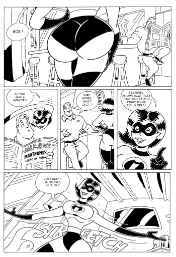 manthomex - Mrs Incredible's Showtime manga cover