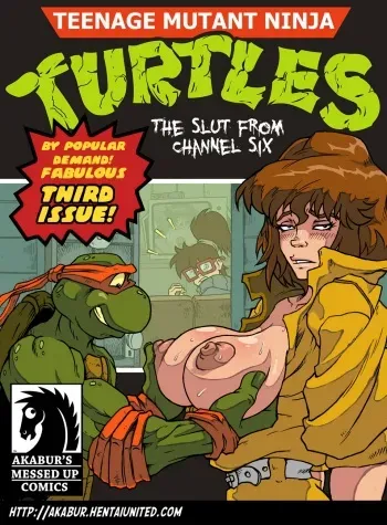 [Akabur] The Slut From Channel Six: Part 3 (Teenage Mutant Ninja Turtles) manga cover