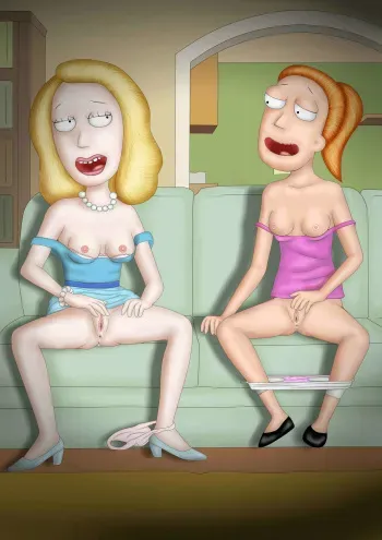 [Evgenmahlov] Summer Enlarged Herself (Rick and Morty) manga cover