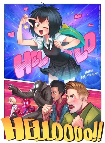 Peni Parker (Spider-Man Earth-14512/Spider-Man: Into the Spider-Verse) manga cover