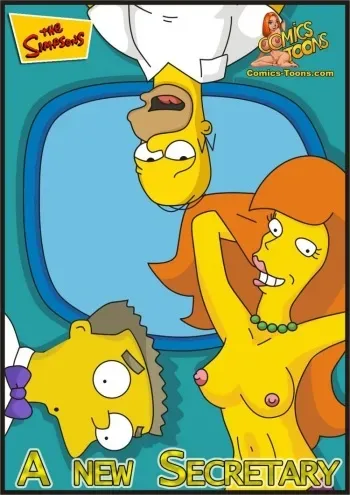 [Comics Toons] A New Secretary (The Simpsons) manga cover