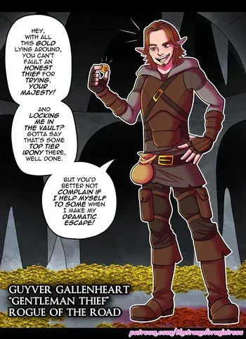 [TheTransformistress] Rehabilitation of a Hero: Gold Digger manga cover