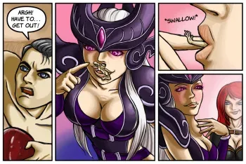 [Donutwish] Syndra and Katarina (League of Legends) manga cover