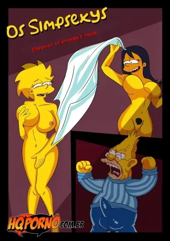 [*****o.com.br] - 1 . OS Simpsons - Sleepover At Grandpa's House - english manga cover