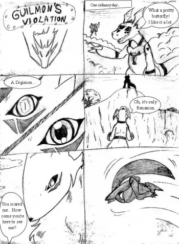 Guilmon's Violation (Digimon Tamers) [English] manga cover