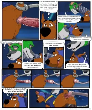 Slut for Dynomutt: Scooby's dreams come true manga cover