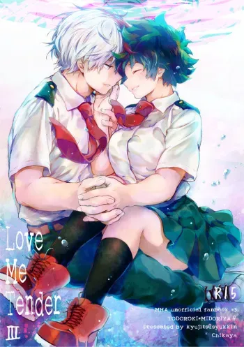 (Douyara Deban no Youda! 10) [Kyujitsusyukkin (Chikaya)] Love Me Tender 3 (Boku no Hero Academia) [Sample] manga cover