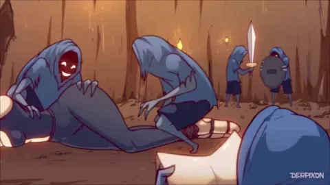 [Derpixon] FANDELTALES - The First Party (GIFs) manga cover