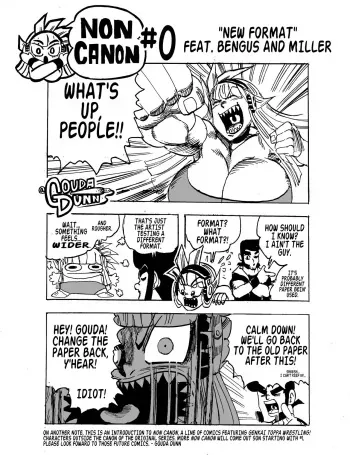 [Gouda Dunn] NON-CANON One-Shots (Genkai Toppa Wrestling) manga cover