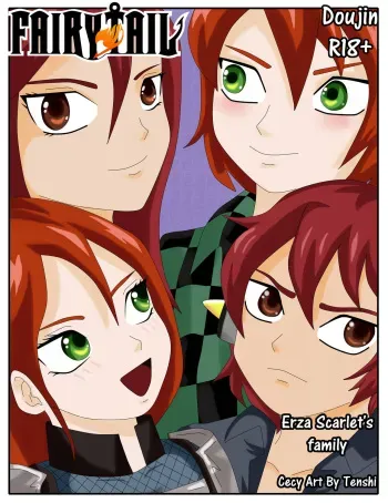 Erza Scarlet's family manga cover
