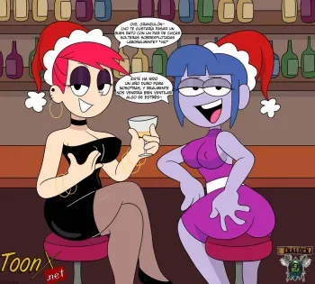 [SourNack] Frankie and Gloria's New Year Eve Celebration (Foster Home for Imaginary Friends x Big City Greens) (Spanish) [kalock & ToonX] manga cover