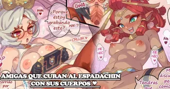 [Mimonel] Kenshi-sama o Karada de Iyasu Nakama-tachi | Amigas que curan al espadachín con sus cuerpos (The Legend of Zelda: Tears of the Kingdom) [Spanish] [Decensored] manga cover
