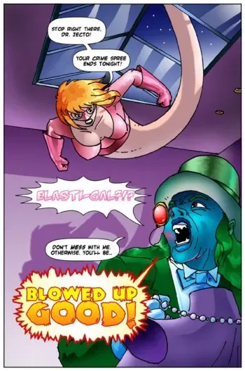 [Zartan] Elasti-gal gets Blowed Up Good manga cover