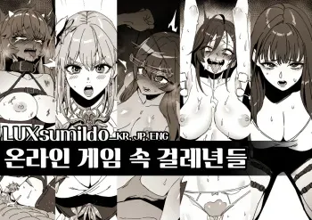 온라인 게임 속 걸레년들 표지 manga cover