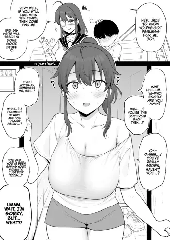 Mukashi Yoku Asonde kureta Kinjo no Kakkoii Onee-san ni 10-nen Mae no Yakusoku o Hatashite morai ni Iku Yatsu | Fulfilling a 10 Year Old Promise with the Cool Kid in the Neighborhood Who Used to Play with Me at the Park manga cover