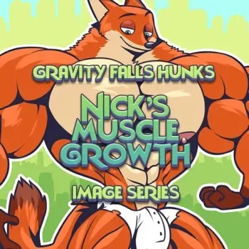 [The Fabulous Croissant] Nick's Muscle Growth (Zootopia) manga cover