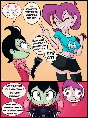 Zim 'n Gaz - Anoningen manga cover