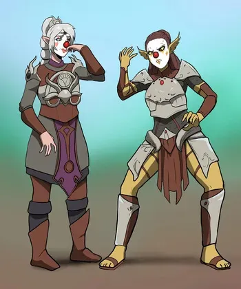 [Lemonfont] Baldur's Gate 3 Clown TF manga cover