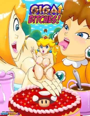 [IdenDrawX] Giga Bitches! (Super Mario Bros.) manga cover