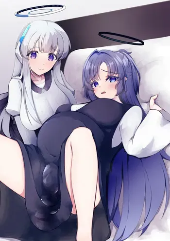 [Magical Kagechousukashi (Kagechousukashi,)] Yuuka ga shussan suru tokoro o Noa ni mi tete morau hon ~ Noa, watashi (Yuuka) ga umu to komi tete!!~ (Blue Archive) [Digital] manga cover