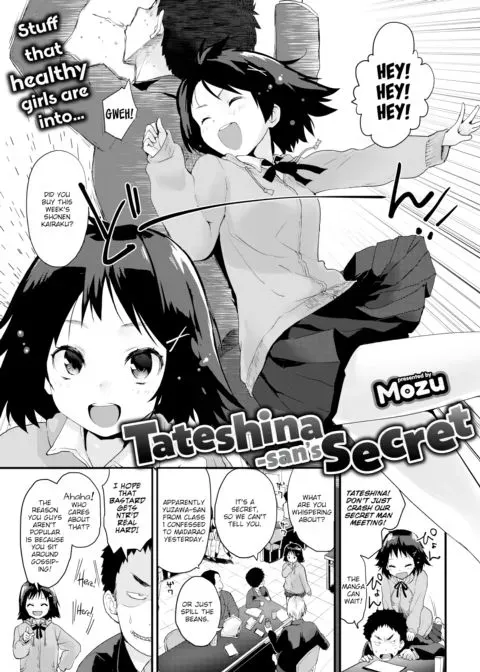 Tateshina-san’s Secret manga cover