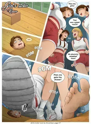 [mousticus] Girls' locker room (MiniComic) manga cover