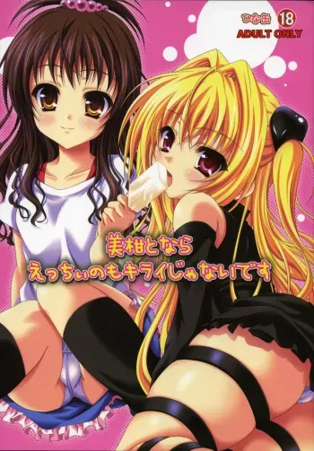 (C74) [HINAKAN (Kirishima Hinata)] Mikan To Nara Ecchi No Mo Kirai Janai Desu (To LOVE-Ru) manga cover