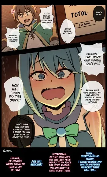 Aqua’s Debt manga cover