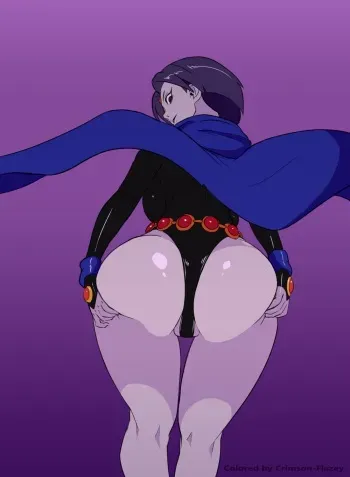 [AnythingGoes / Crimson-Flazey] - Teen Titans - Raven's 'endurance' training. manga cover