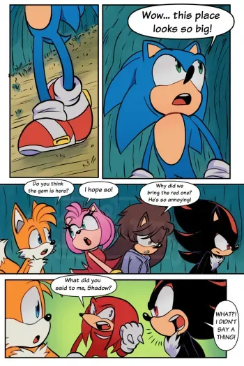 [PerryTheRat] The Cursed Gem (Sonic the Hedgehog) manga cover