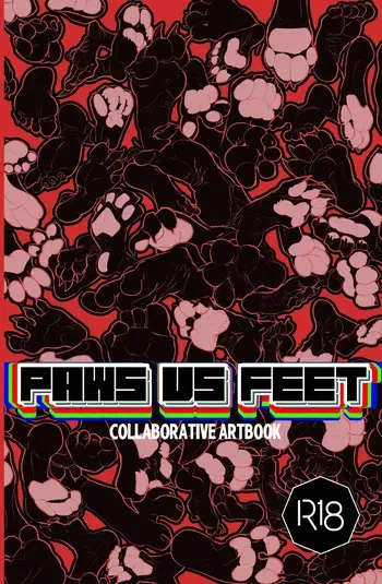Paws vs. Feet artbook manga cover