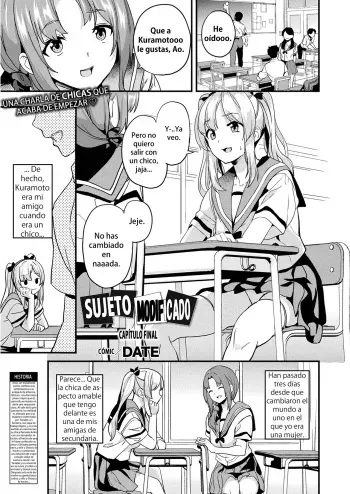 [DATE] Kaihen Taishou Saishuuhen | Sujeto Modificado Capítulo Final (COMIC Unreal 2021-12 Vol. 94) [Spanish] [Hentai TSF] [Digital] manga cover