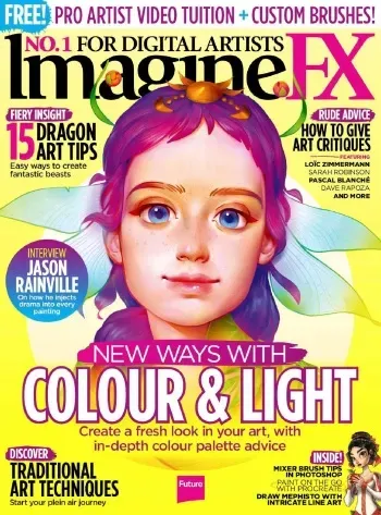 ImagineFX 2018-01 - New Ways With Colour & Light [English] manga cover