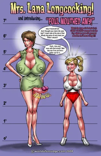 [Smudge] Mrs. Lana Longcocking - Foul Mouthed Amy! manga cover