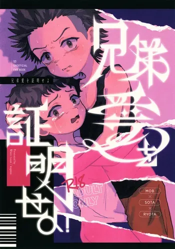 [Shiroi Heya (Wapin)] Kyoudai ai o Shoumei Seyo (Slam Dunk) manga cover