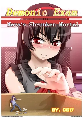 Demonic exam 1 Maya's Shrunken Mortal manga cover