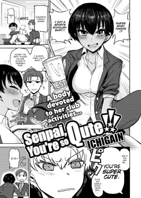 Senpai, You're So Qute!!! manga cover