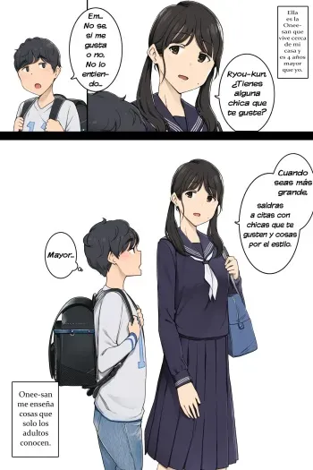 [Wakamatsu] Toshishita no Boku ni Otona na Koto o Oshiete kureru Osananajimi ni Onee-san [Spanish] manga cover