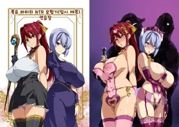 [Shinjugai (Takeda Hiromitsu)] Bakunyuu Party no NTR Boukenki (Kari) Renshuuchou + Bonus [Korean] [Digital] manga cover
