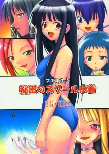 (C66) [BIG BOSS (Hontai Bai)] Negi-sensei to Himitsu no School Mizugi (Mahou Sensei Negima!) manga cover