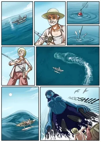[Donutwish] The old Man and the Mermaid manga cover