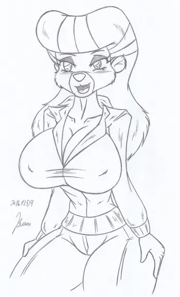 Rebecca Cunningham _ Tale Spin_ My miny Sketches work_2 manga cover