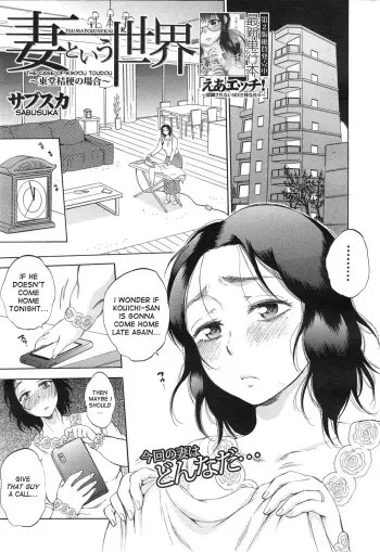 Tsuma toiu Sekai ~Kikyou Toudou no Baai~ manga cover