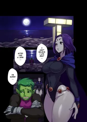 Teen Titans doujin manga cover