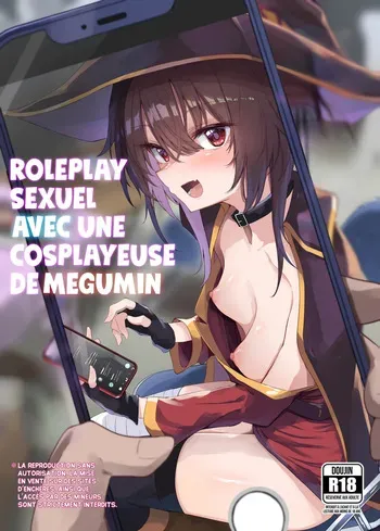 [Arutana (Chipa)] Megumin Cosplayer to Off-Pako Gokko | Roleplay sexuel avec une cosplayeuse de Megumin (Kono Subarashii Sekai ni Syukufuku o!) [French] [Les Poroïniens] [Decensored] [Digital] manga cover