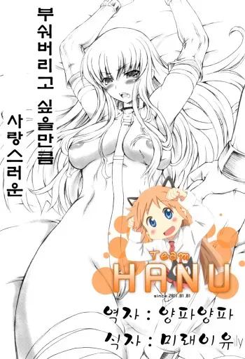 (C72) [Doku pepper (Shiina Kazuki)] Kowashitai Hodo Itooshiku | 부숴버리고 싶을 만큼 사랑스러운 (Code Geass) [Korean] [Team HA-NU] manga cover