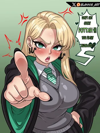 [Blannis Art] Lucius Dracy Malfoid (Harry Potter) manga cover