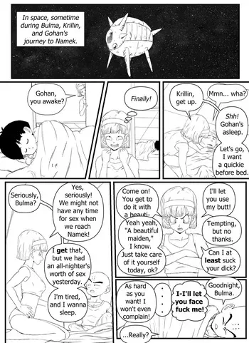 [popblackcherry] Trip to Namek (Dragon Ball Z) manga cover