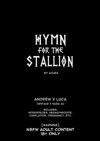 Hymn for the Stallion manga cover